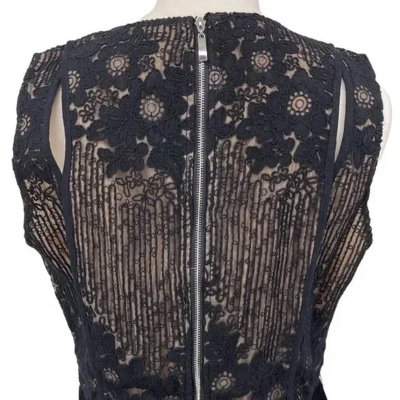 Foxiedox Asha Embroidered Lace A-Line Dress NWT Sz L - Picture 8 of 12